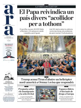 Portada de Ara, 10 de junio de 2026