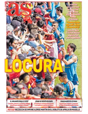 Portada de AS, 1 de junio de 2026