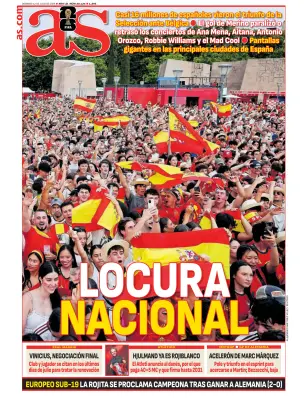 Portada de AS, 12 de julio de 2026