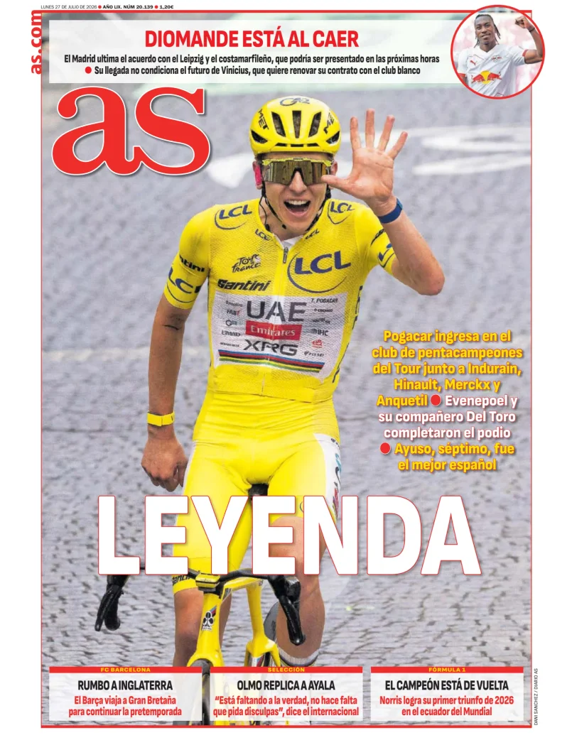 Portada de AS
