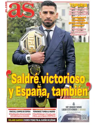 Portada de AS, 3 de junio de 2026
