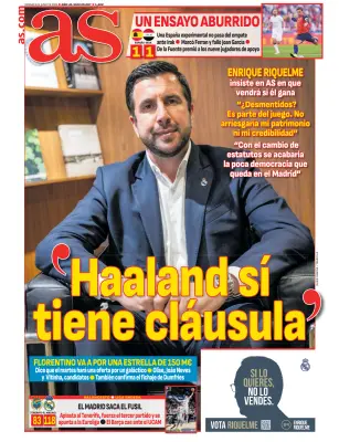 Portada de AS, 5 de junio de 2026