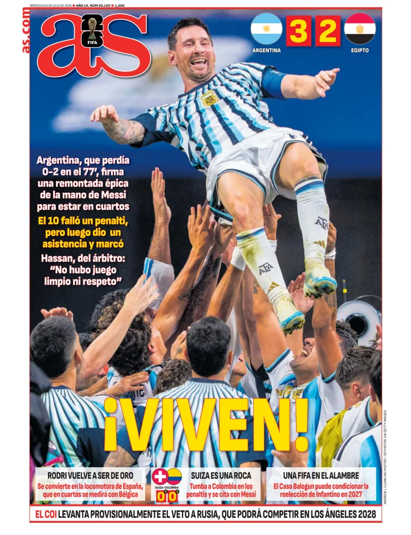 Portada de AS