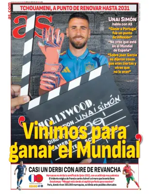Portada de AS, 9 de julio de 2026