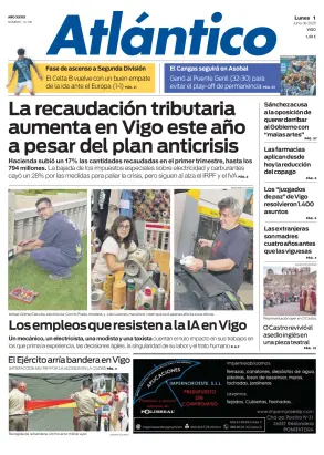 Portada de Atlántico, 1 de junio de 2026