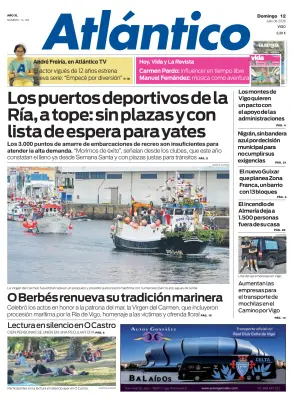 Portada de Atlántico, 12 de julio de 2026
