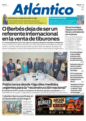 Portada de Atlántico, 13 de junio de 2026
