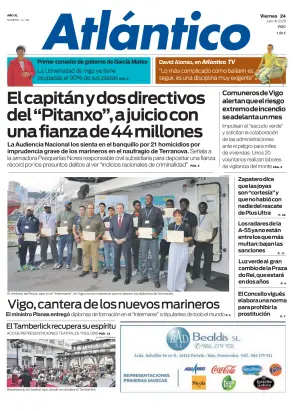 Portada de Atlántico, 24 de julio de 2026