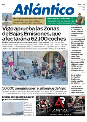 Portada de Atlántico, 28 de julio de 2026