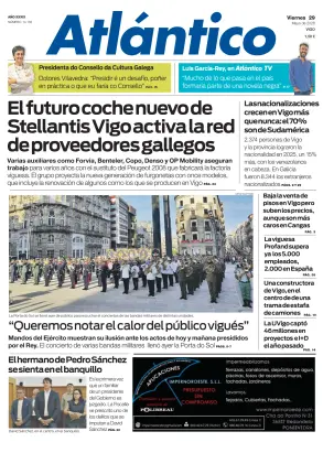 Portada de Atlántico, 29 de mayo de 2026