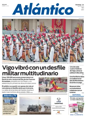 Portada de Atlántico, 31 de mayo de 2026