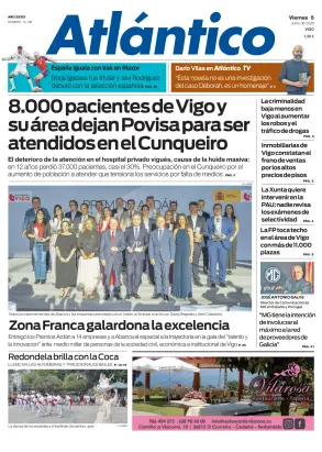 Portada de Atlántico, 5 de junio de 2026