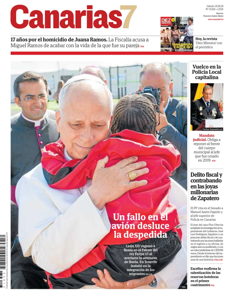 Portada de Canarias 7