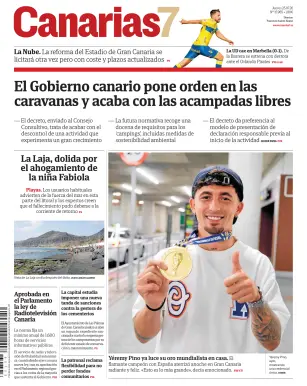 Portada de Canarias 7, 23 de julio de 2026