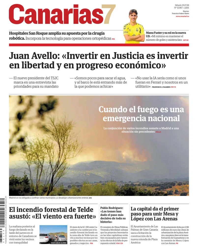 Portada de Canarias 7