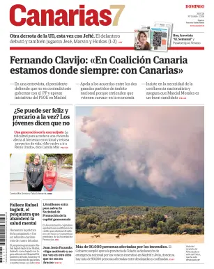 Portada de Canarias 7, 26 de julio de 2026