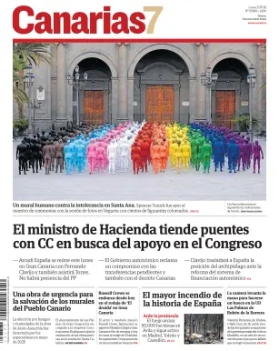 Portada de Canarias 7, 27 de julio de 2026