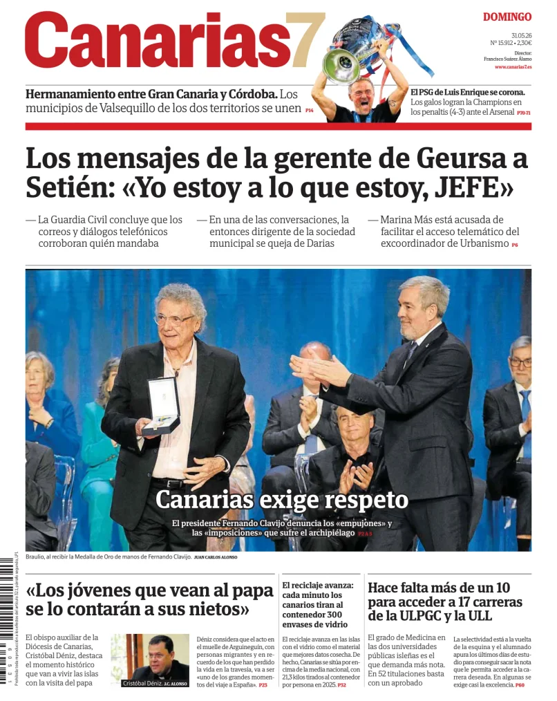 Canarias 7 — 31/05