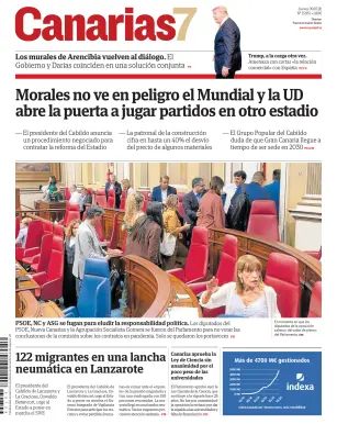 Portada de Canarias 7, 9 de julio de 2026