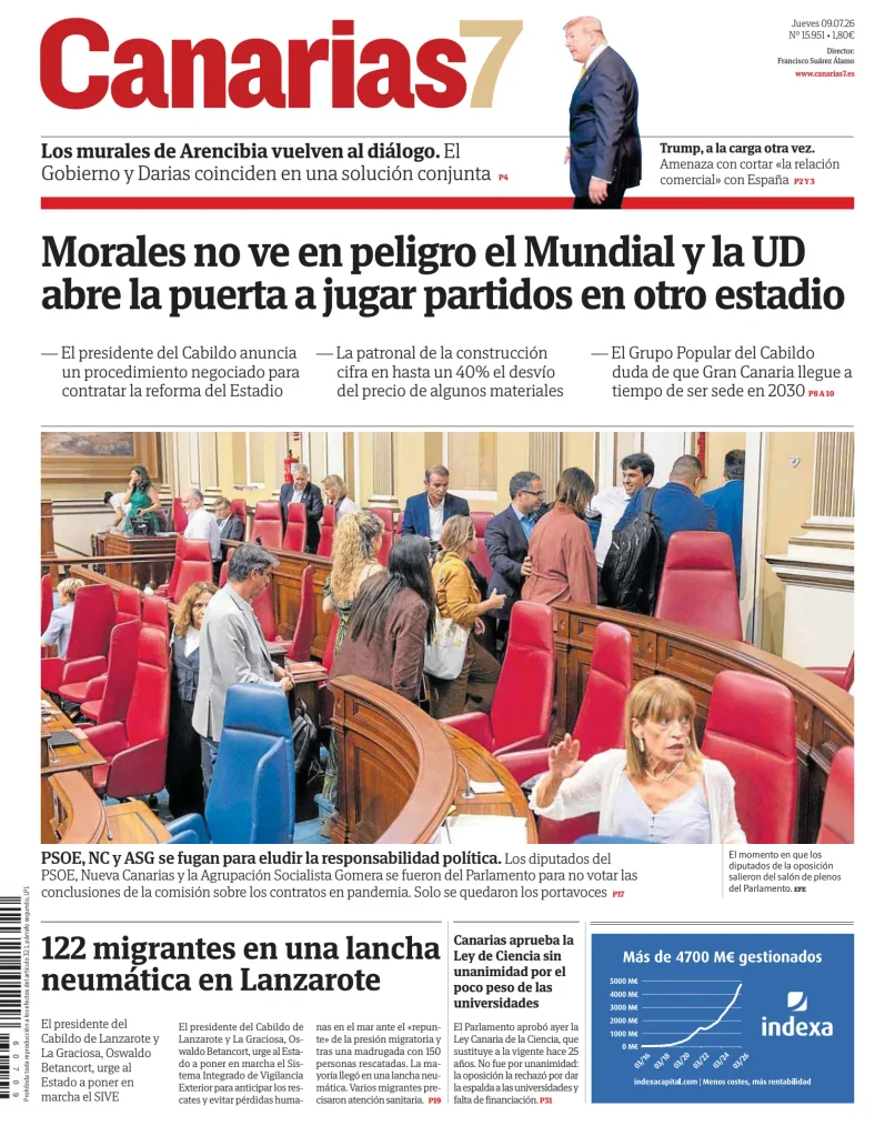 Portada de Canarias 7