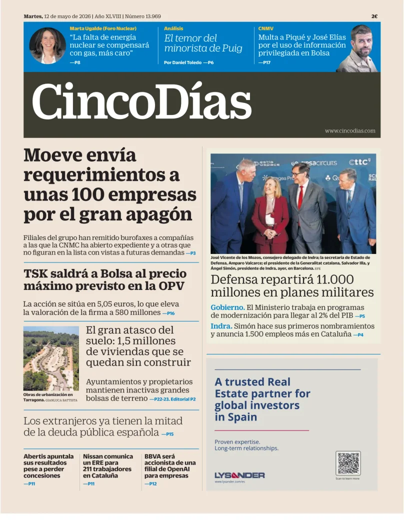 Cinco Días — 12/05