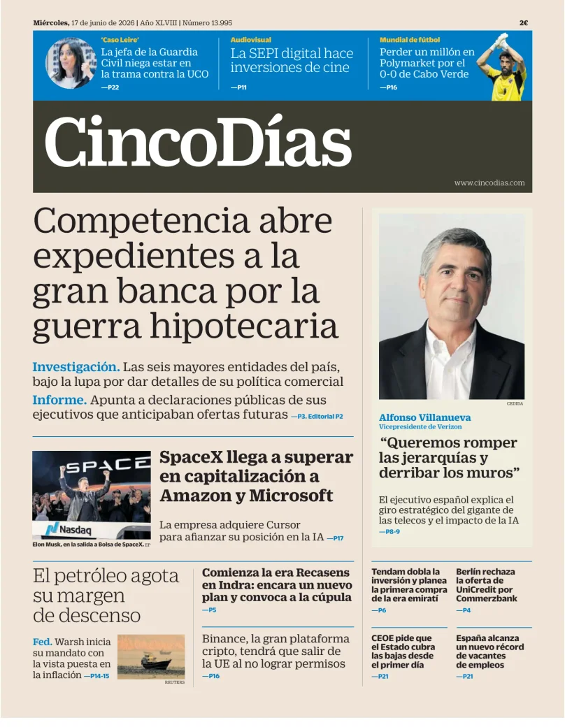 Cinco Días — 17/06
