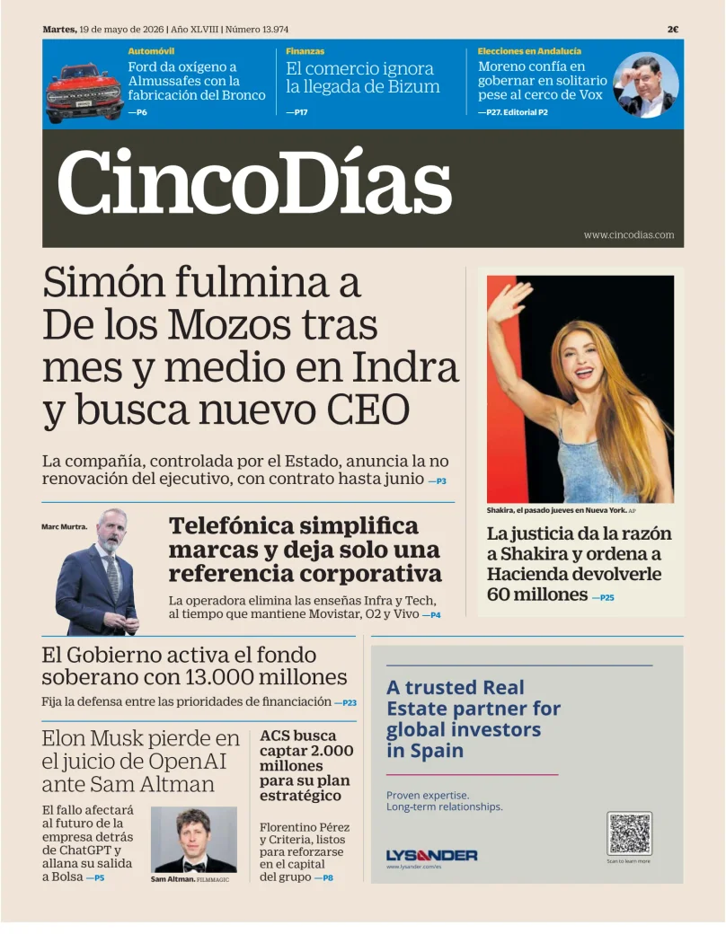 Cinco Días — 19/05