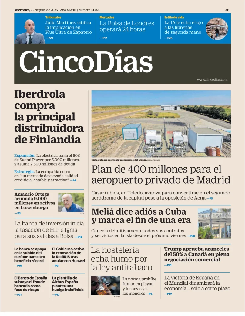 Cinco Días — 22/07