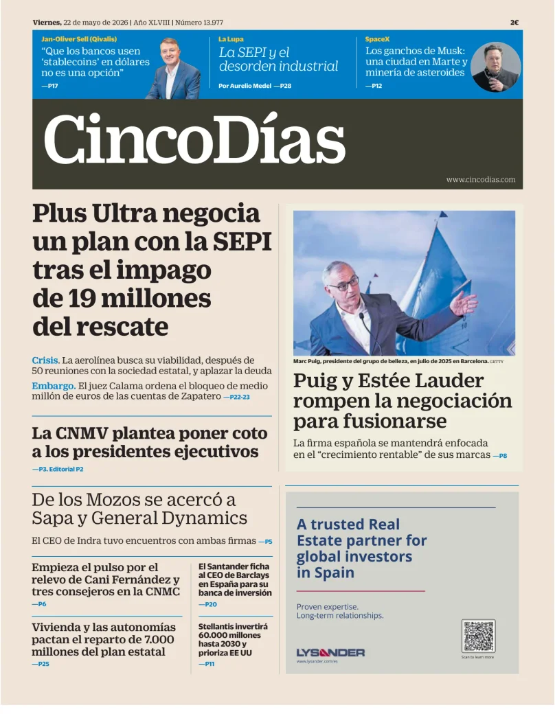 Cinco Días — 22/05
