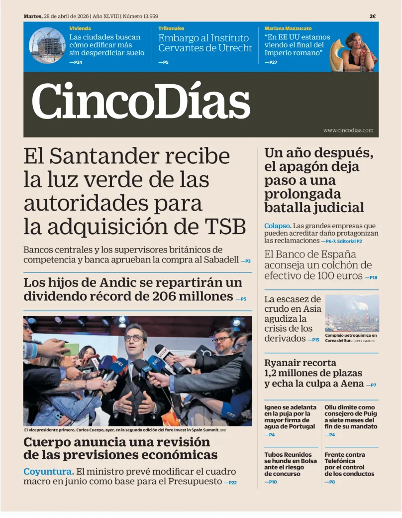 Cinco Días — 28/04