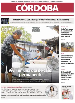 Portada de Córdoba, 12 de julio de 2026