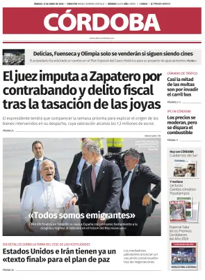 Portada de Córdoba, 13 de junio de 2026