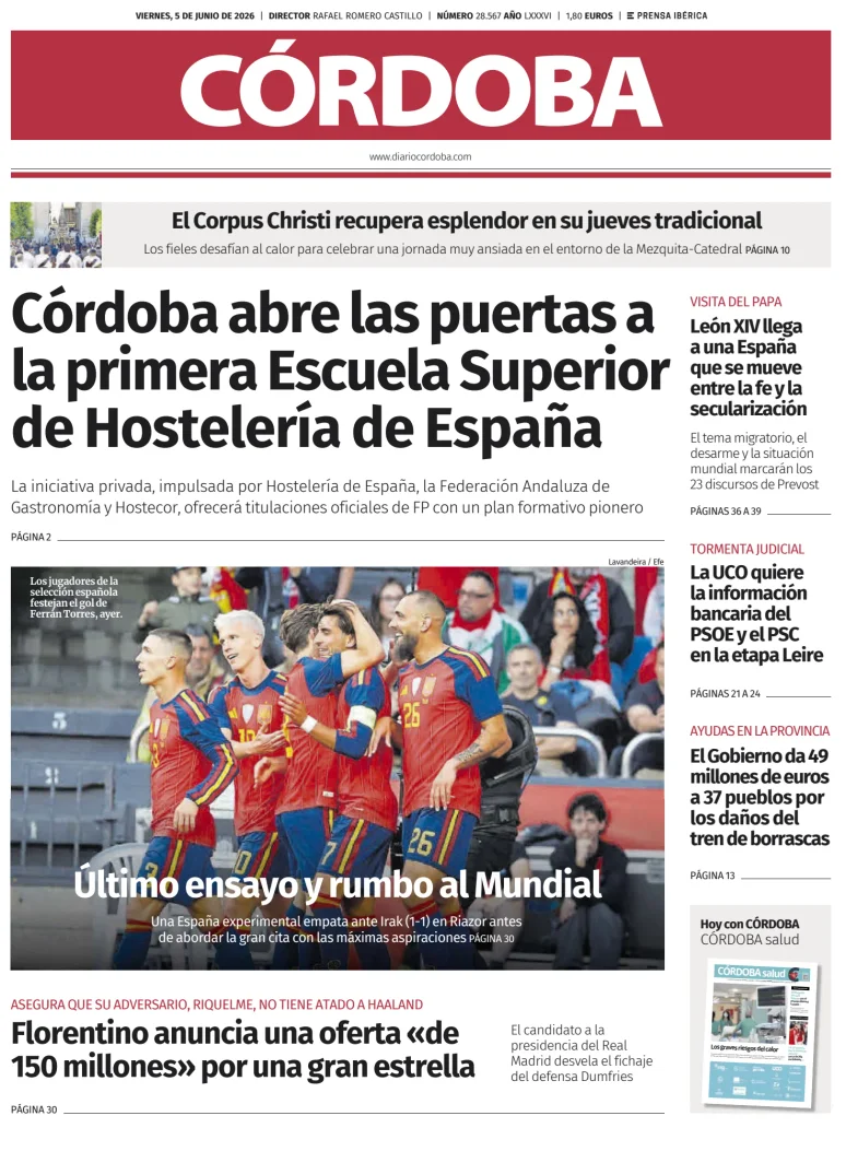 Portada de Córdoba