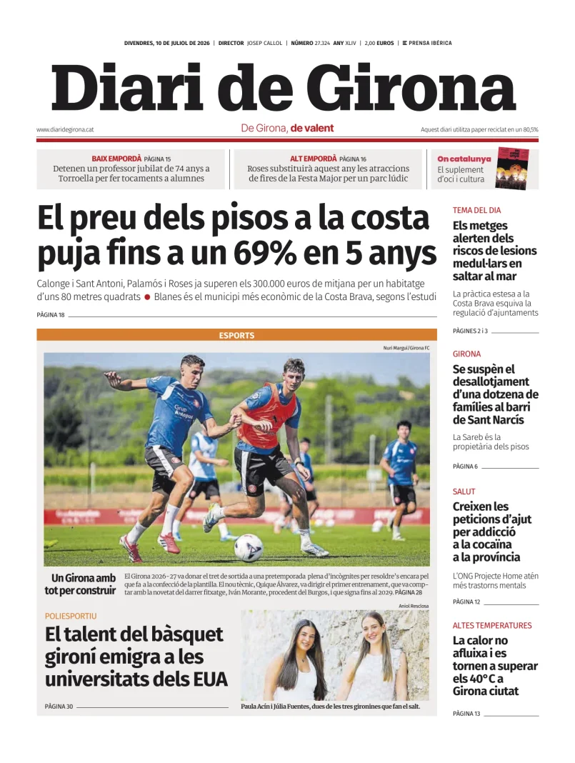 Portada de Diari de Girona