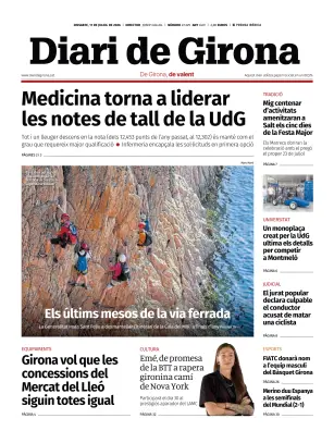 Portada de Diari de Girona, 11 de julio de 2026