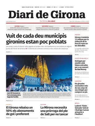 Portada de Diari de Girona, 11 de junio de 2026