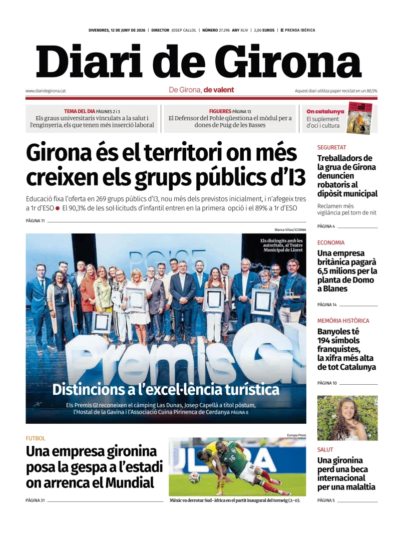 Portada de Diari de Girona