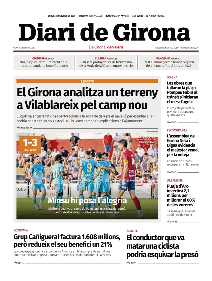 Diari de Girona — 23/07
