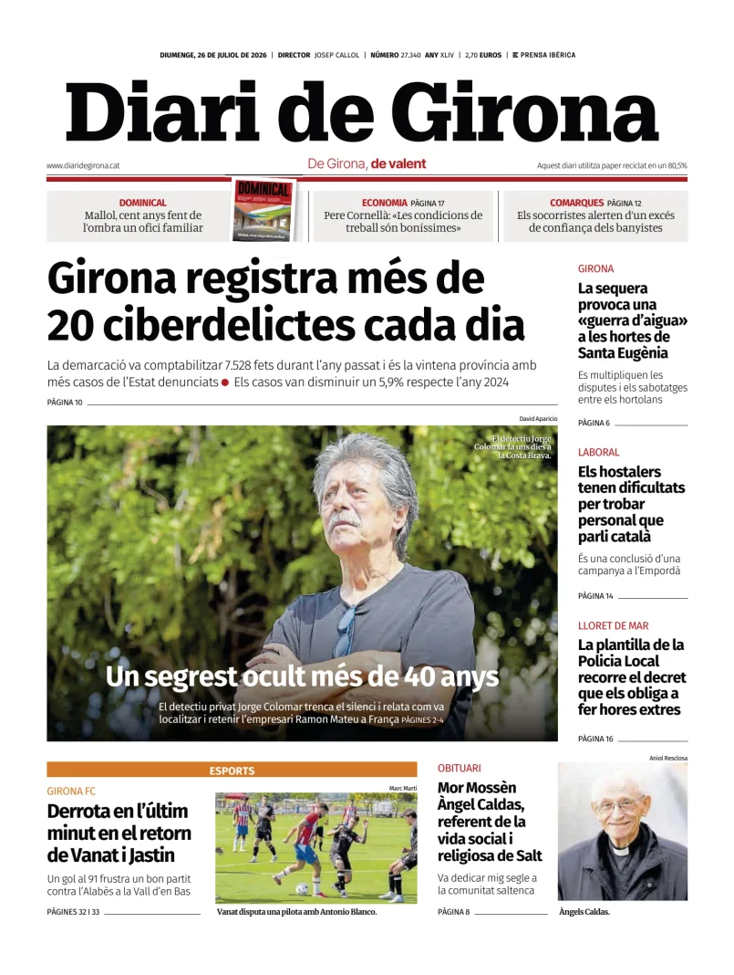 Portada de Diari de Girona
