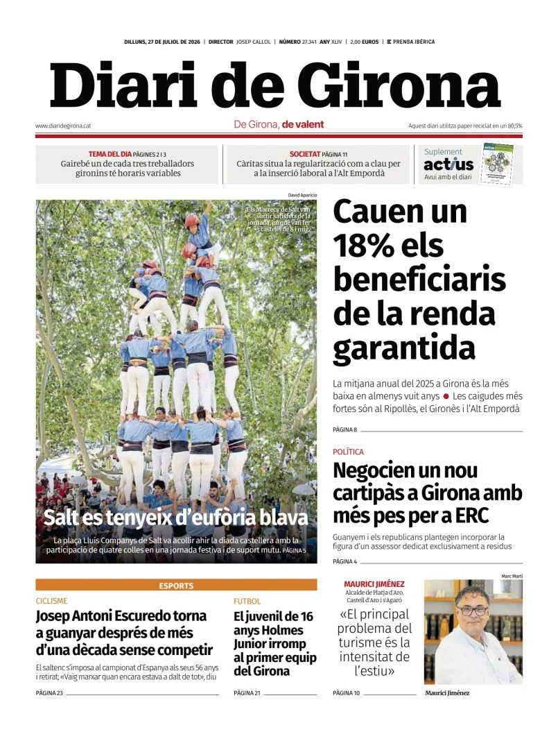 Portada de Diari de Girona