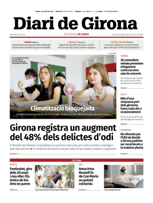 Portada de Diari de Girona, 4 de junio de 2026