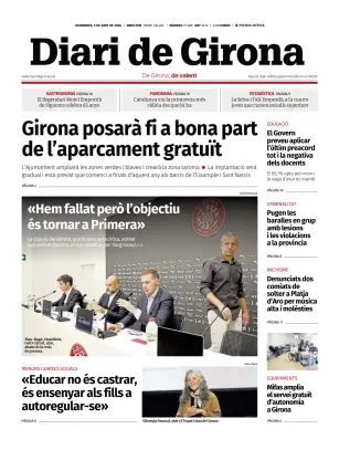 Portada de Diari de Girona, 5 de junio de 2026