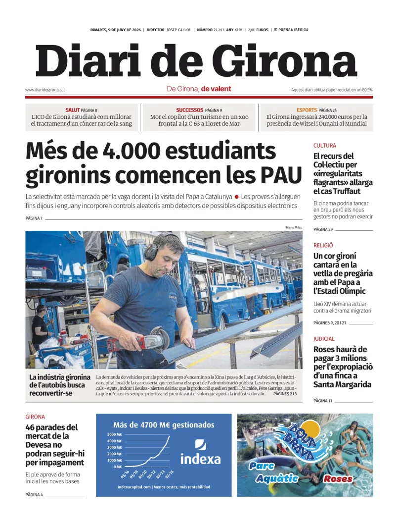 Portada de Diari de Girona