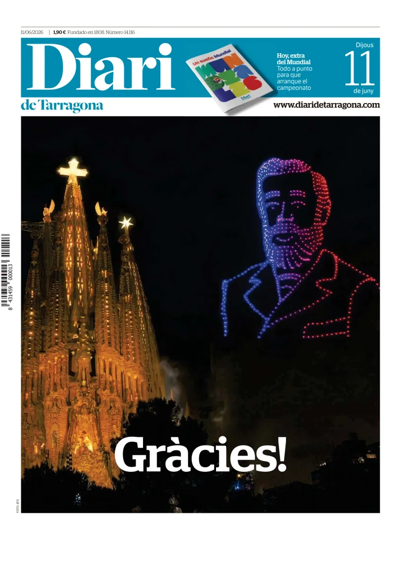 Portada de Diari de Tarragona