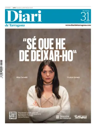 Portada de Diari de Tarragona, 31 de mayo de 2026