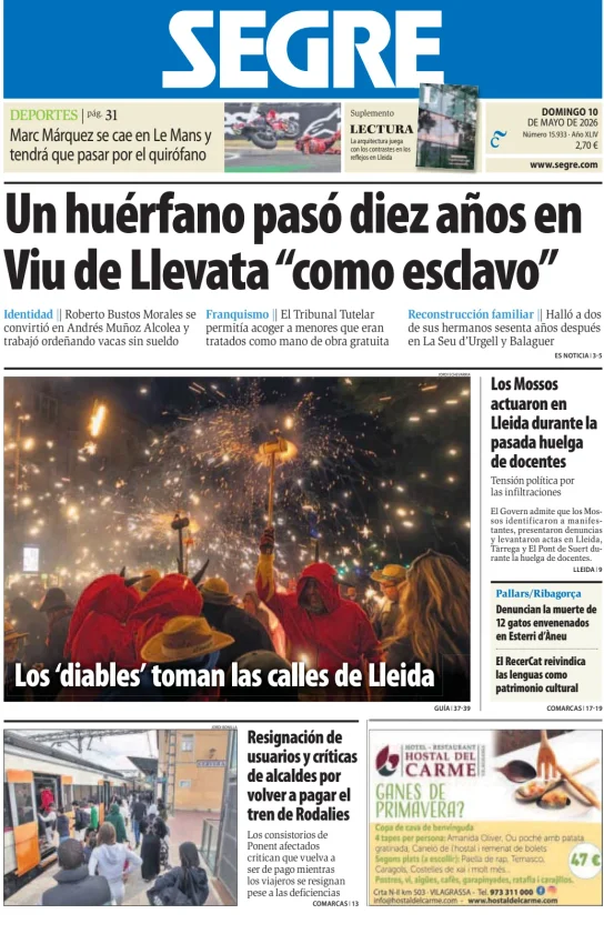 Diari Segre — 10/05