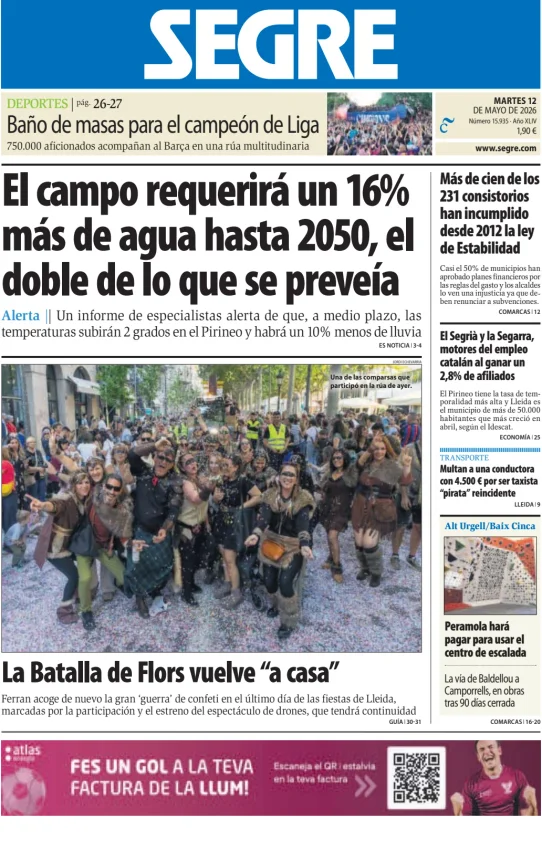 Diari Segre — 12/05