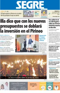 Portada de Diari Segre, 13 de junio de 2026