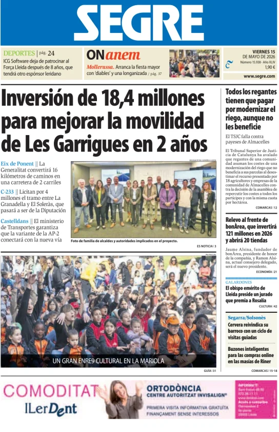 Diari Segre — 15/05