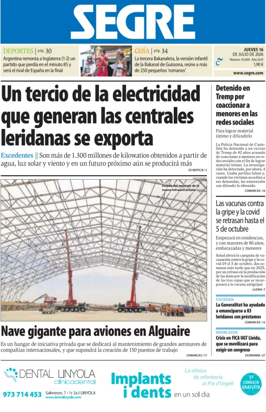 Diari Segre — 16/07